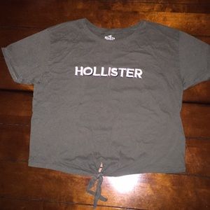 Hollister Crop Top green medium